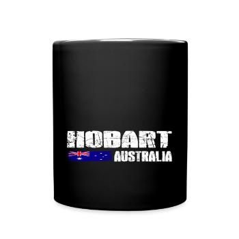HOBART - Tasmania - AUSTRALIA - Tasse einfarbig - Schwarz - Vorne