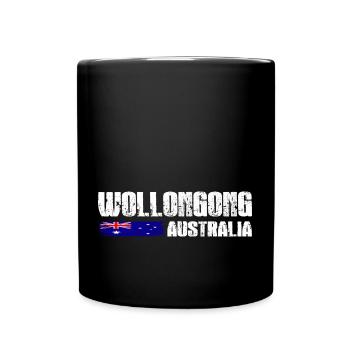 WOLLONGONG - New South Wales - AUSTRALIA - Tasse einfarbig - Schwarz - Vorne