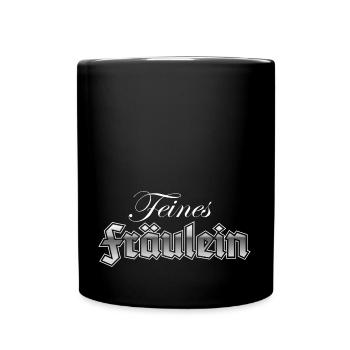Feines Fräulein - Tasse einfarbig - Schwarz - Vorne