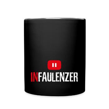 Infaulenzer - Tasse einfarbig - Schwarz - Vorne