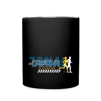 Jena Is Running - Full Colour Mug - black - Front