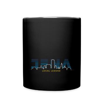 Jena Local Legend - Tasse einfarbig - Schwarz - Vorne