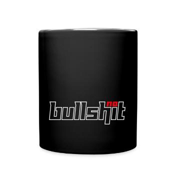 No Bullshit - Full Colour Mug - black - Front