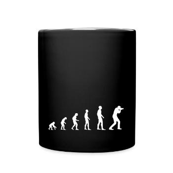 Hobby Photographer – Evolution - Full Colour Mug - black - Front