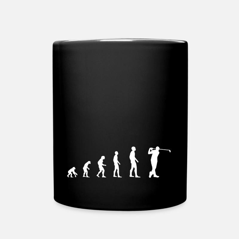 Golf – Evolution - Tasse einfarbig - Schwarz