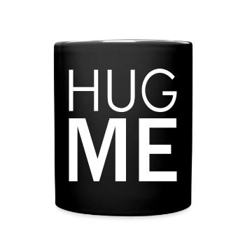 Hug Me (dark) - Mug uni - noir - Devant