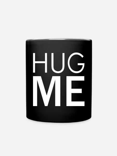 Hug Me (dark) - Full Colour Mug - black
