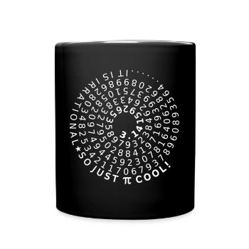 Be (Pi) cool - Farbwechsel - Tasse einfarbig - Schwarz - Vorne