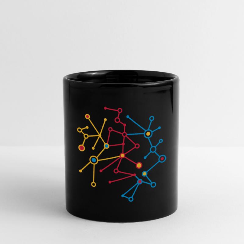 molecular pattern Full Colour Mug