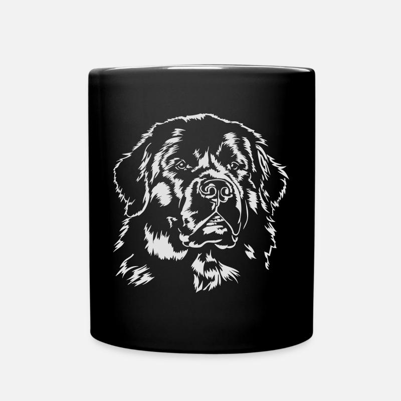 Terranova Cane terranova di Wilsigns - Tazza monocolore - nero