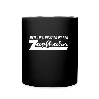 Bier aus Hopfen und Malz garantiert schönen Rausch - Tasse einfarbig - Schwarz - Vorne