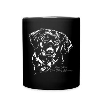 NOVA SCOTIA DUCK TOLLING RETRIEVER portrait - Full Colour Mug - black - Front