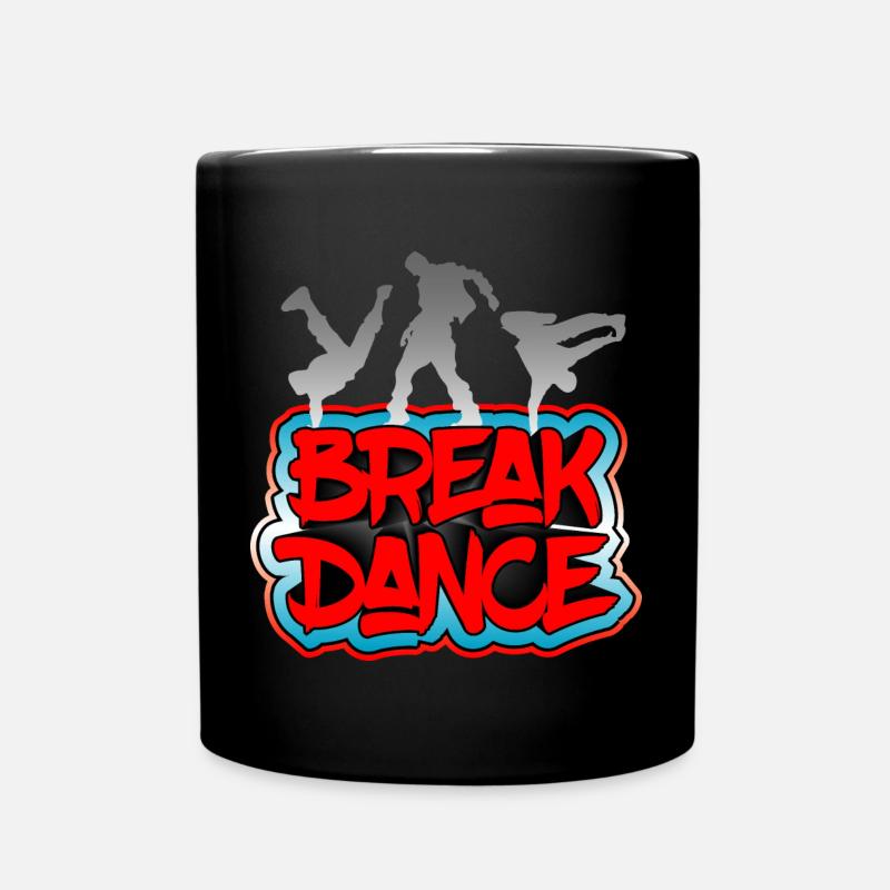 Idée de cadeau pour la danse hip-hop breakdance - Mug uni - noir