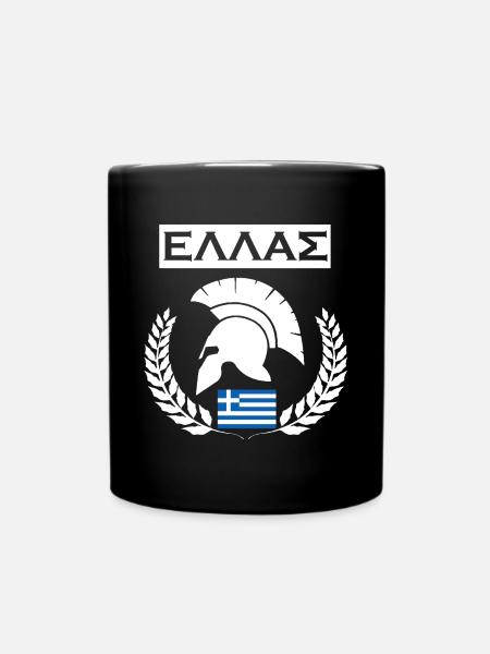 GRÈCE / HELLAS (2) - Mug uni - noir