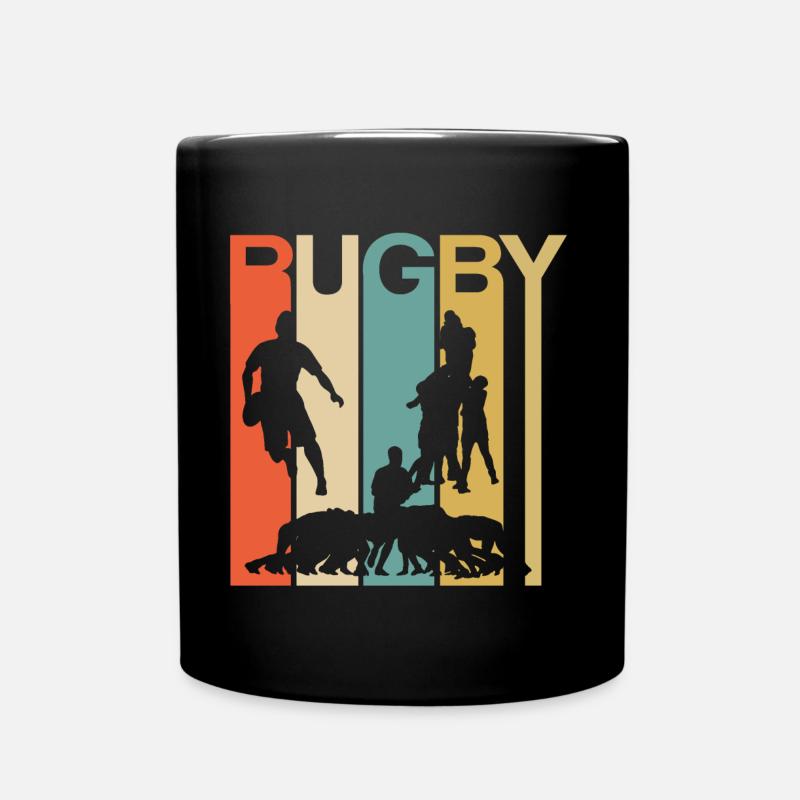 RUGBY SHIRT - Tasse einfarbig - Schwarz