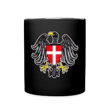 Vienne - Mug uni - noir - Devant