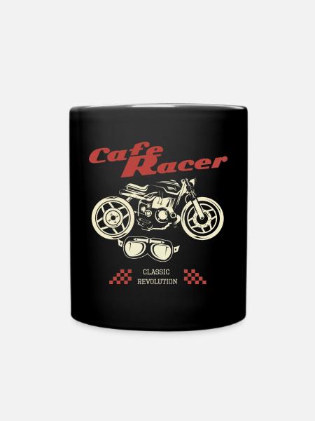 Café Racer Moto Style Classique - Mug uni - noir