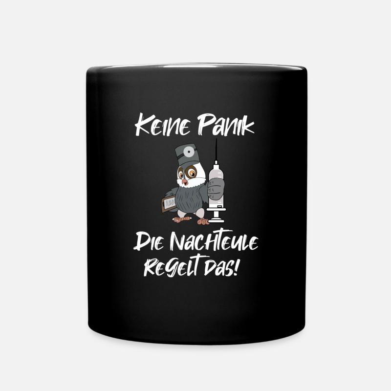 Pflegekraft Anerkenunngs Geschenk - Tasse einfarbig - Schwarz