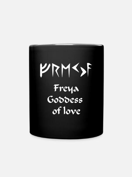 Freya déesse de l'amour - Mug uni - noir
