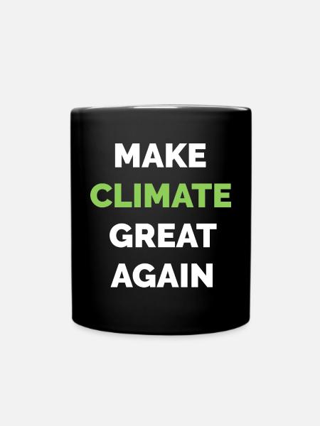 Make Climate Great Again Climate Protection Symbole climatique - Mug uni - noir