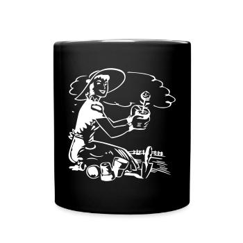 Gardening - Design - Full Colour Mug - black - Front