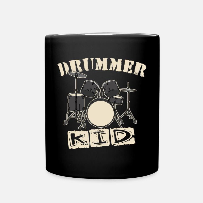 Batteur Enfant - Mug uni - noir
