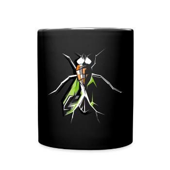 Fly Insects Fly Fly Symbol Vector - Full Colour Mug - black - Front