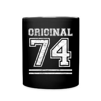 Original 74 Joyeux 74ème anniversaire Idée cadeau - Mug uni - noir - Devant