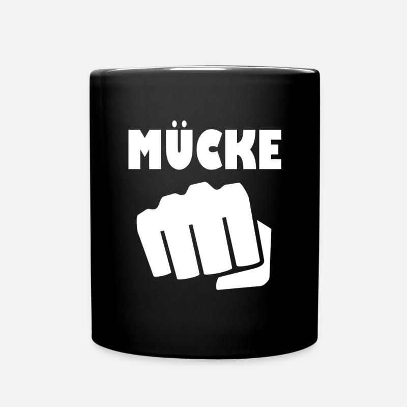 Mücke - Tasse einfarbig - Schwarz