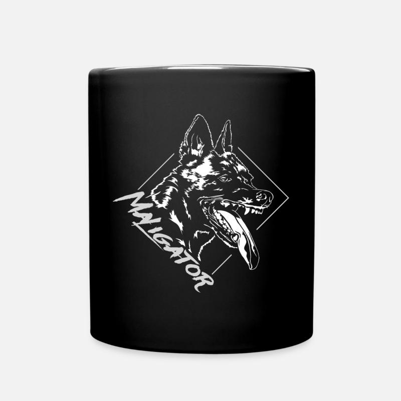 BELGIAN MALINOIS Maligator Sport canin Wilsigns - Mug uni - noir