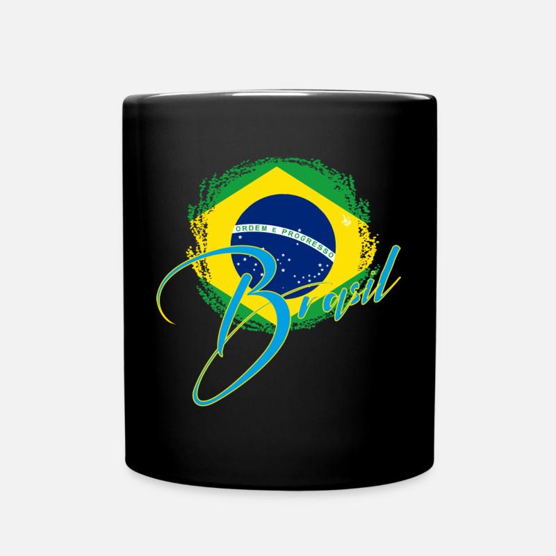 Brasil Signatrue - Full Colour Mug - black