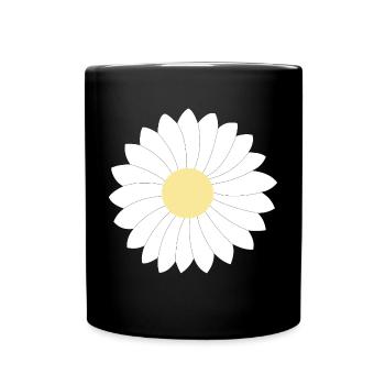 Pâquerette - Mug uni - noir - Devant
