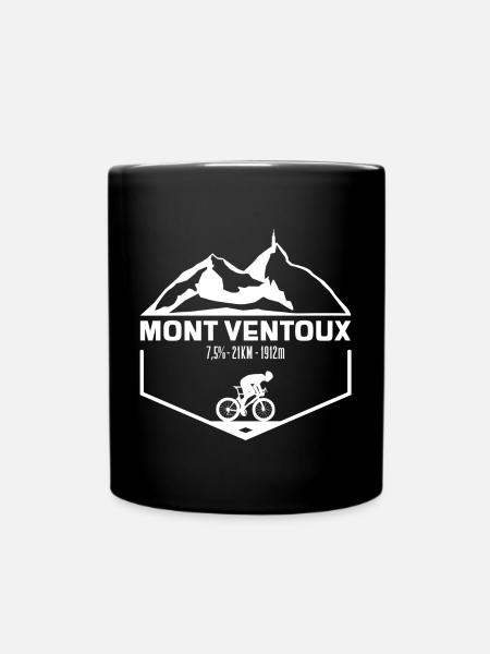 Mont Ventoux - Tasse einfarbig - Schwarz
