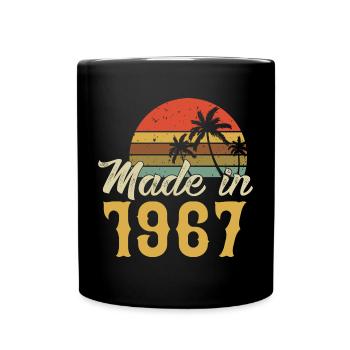 Birthday present made in 1967 - Full Colour Mug - black - Front