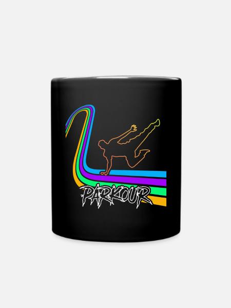 Parkour - Mug uni - noir
