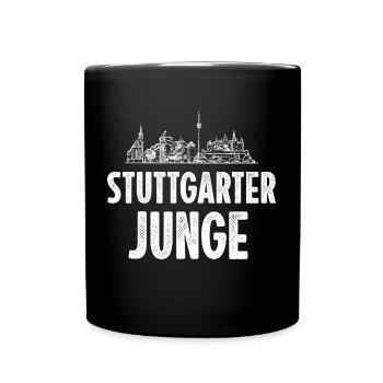 STUTTGARTER JUNGE | STUTTGART - Tasse einfarbig - Schwarz - Vorne