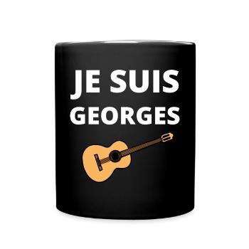 Je suis Georges - Mug uni - noir - Devant