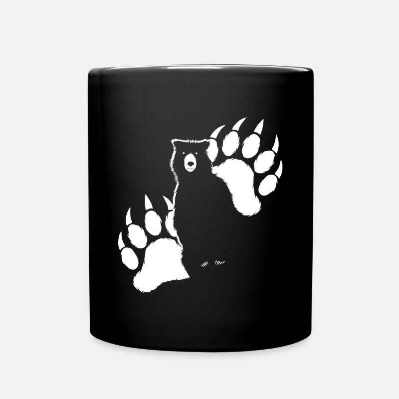 Grizzly Bear - Full Colour Mug - black