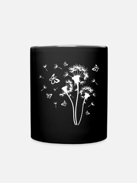 dandelion - Full Colour Mug - black