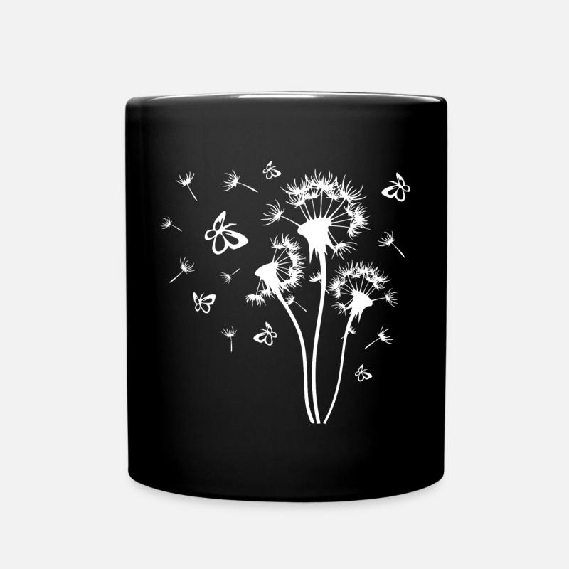 dandelion - Full Colour Mug - black