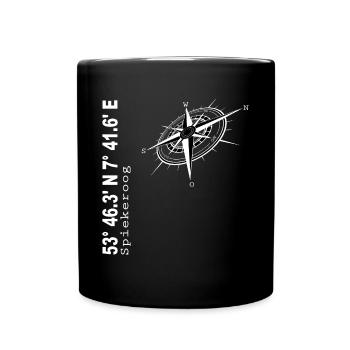 Spiekeroog - Tasse einfarbig - Schwarz - Vorne