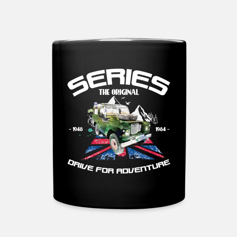 Defender Land-Rover Series Original - Full Colour Mug - black