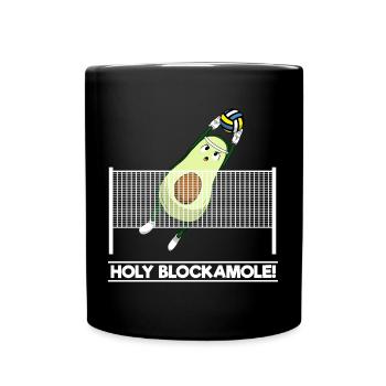 Volley-ball Saint Blockamole - Mug uni - noir - Devant