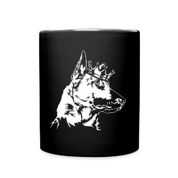 MALINOIS Crown Dogs Chien Wilsigns - Mug uni - noir - Devant