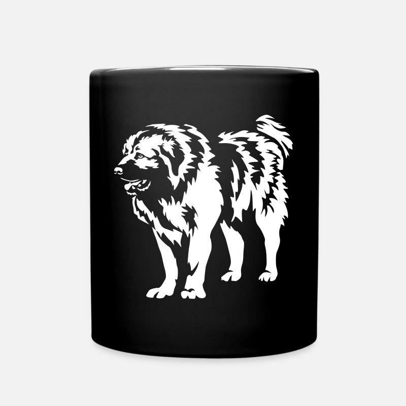 Kaukasischer Owtscharka "Black Edition" - Tasse einfarbig - Schwarz