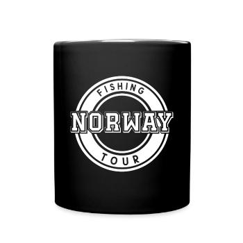Norvège Pêche Pêche Pêcheur Excursion de pêche - Mug uni - noir - Devant