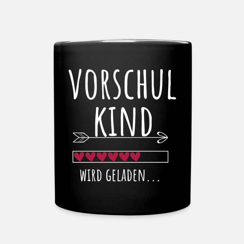 Vorschulkind Kindergarten Vorschule Geschenk - Tasse einfarbig - Schwarz