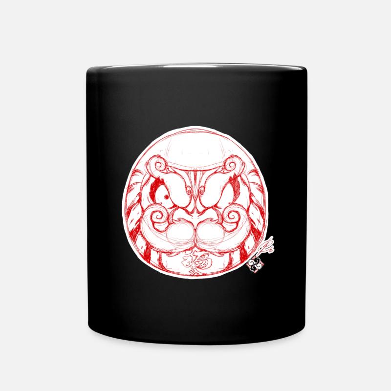 Daruma_S - Mug uni - noir