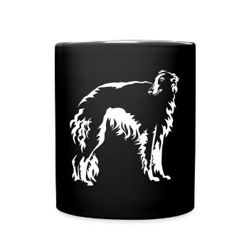 Barsoi "Black Edition" - Full Colour Mug - black - Front