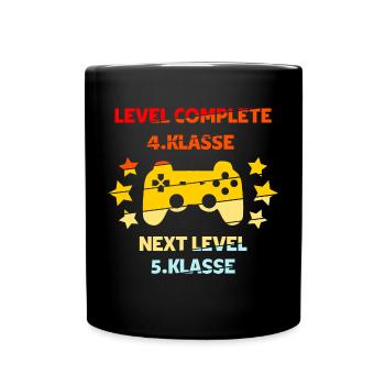 5. Klasse Schulanfang - Tasse einfarbig - Schwarz - Vorne